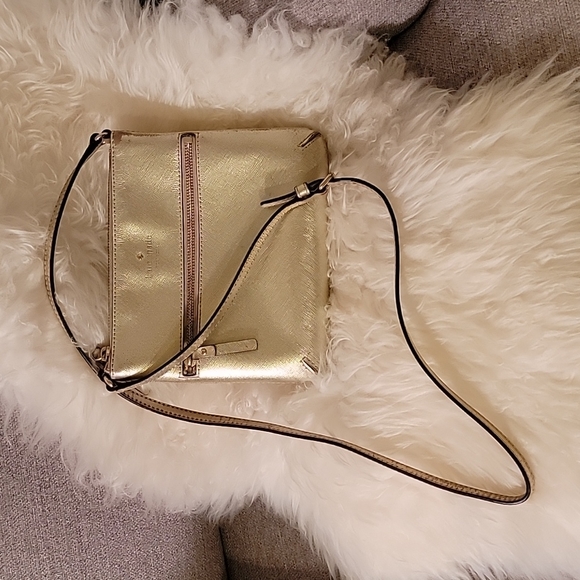 kate spade Handbags - Gold Kate Spade crossbody